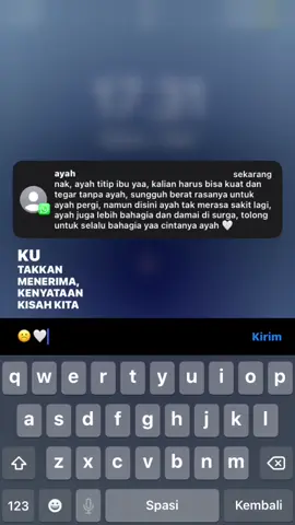 ayah kehilangan sakitnya, tapi aku kehilangan ayah 😕 #fyp #rindu #ayah #ibu #foryoupage 