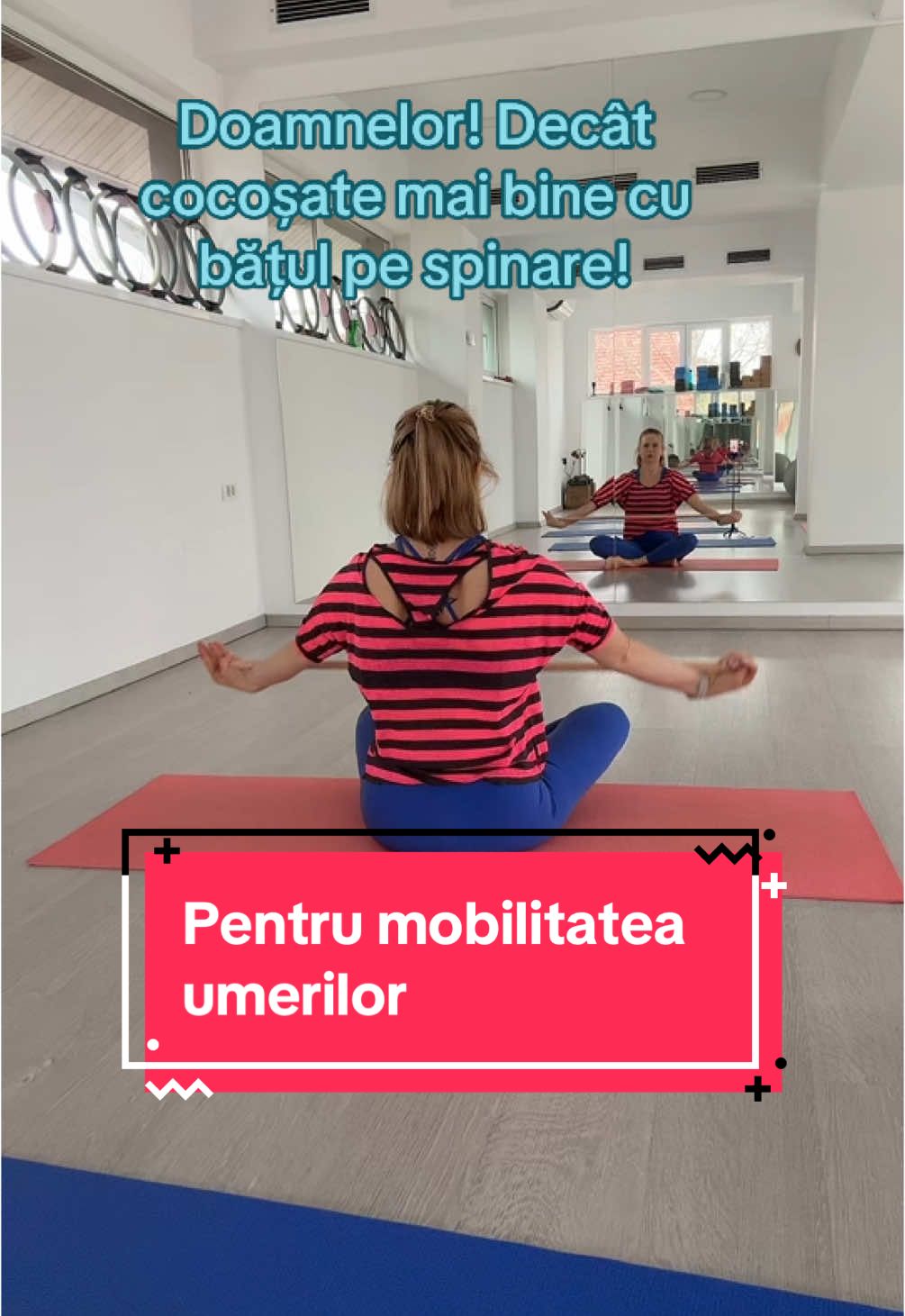 Crește mobilitatea umerilor și detensionează zona gâtului cu ajutorul unui băț! #catalinaionita #yogapentruincepatori #yoga #yogaonline #yogaromania #homeyoga #yogateacher 