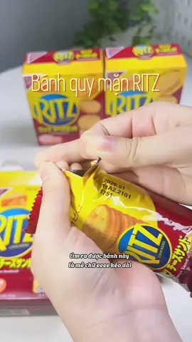 Mới nhìn cái bánh tưởng giống bánh đựng trong hộp chỉ ai ngờ ngon dị #fyp #xuhuong #banhquymanritz #banhritzphomai #banhquyman 