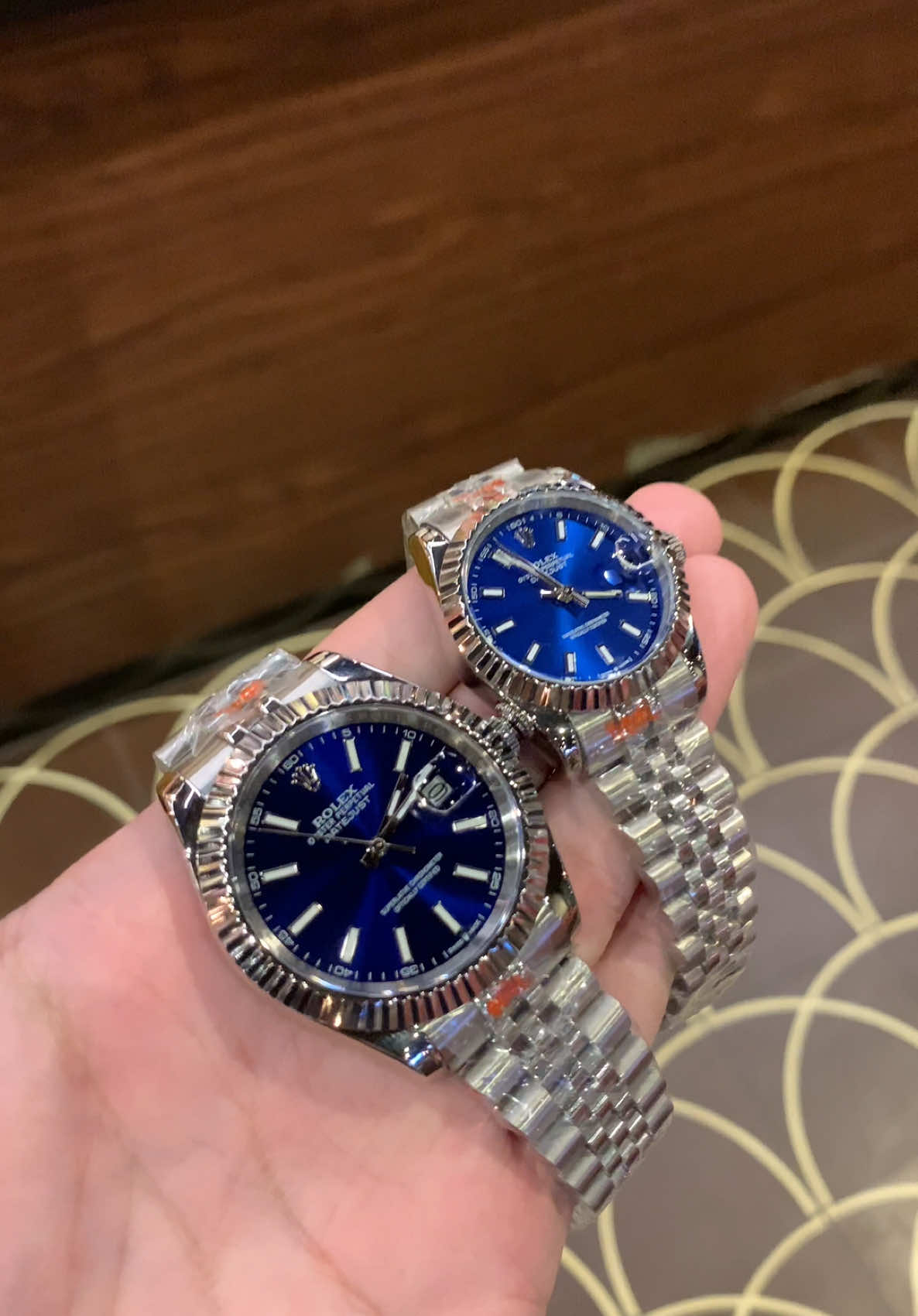 Lại là Combo đẹp, cặp đôi tình yêu mặt xanh Blue chải tia quá đẹp #xuhuong #tajewelry #fyp #donghonam #foryou #donghonu 