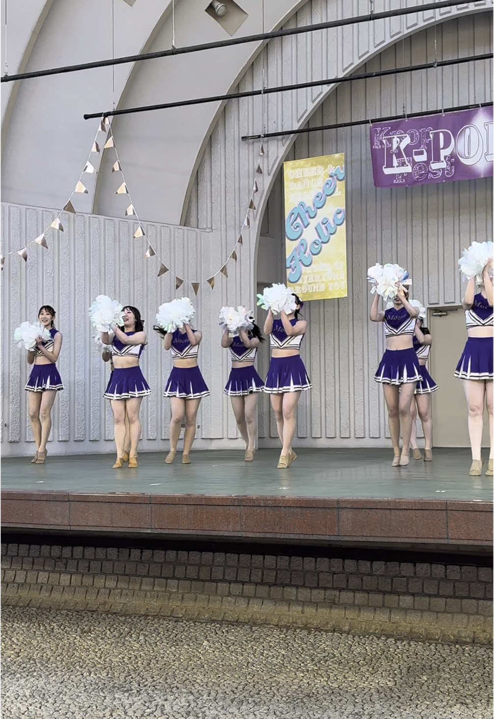 週1だけど頑張ってキレのあるチアダンスをみんなで作ってます🌙🌟 #学生チア #チアリーダー #インカレチアダンスサークル #インカレチア 