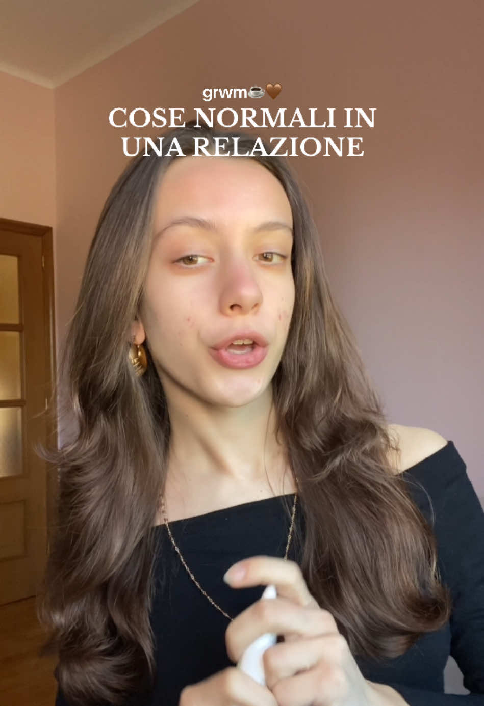 Siete d’accordo? Cose normali in una relazione, grwm☕️🤎  #grwm #grwmtalking #morningtalks #relazione #couple #couplerules #grwmmakeup #MakeupRoutine  