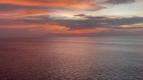 Every day can end beautifully, nature makes it happen #offshorelife 