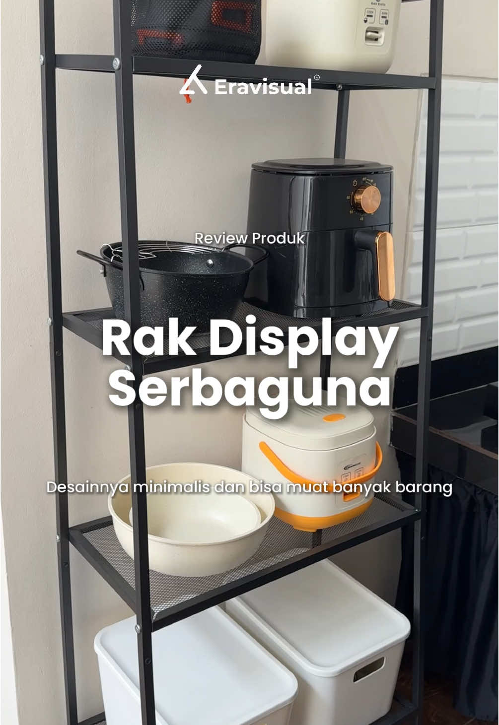 Rak susun serbaguna ini bisa jadi tempat display pajangan atau jadi tempat penyimpanan juga. #eravisual #raksusun #raksusunserbaguna #rakserbaguna #rakdisplay #raksusunbesi #payday #paydaysale #ramadhansale 
