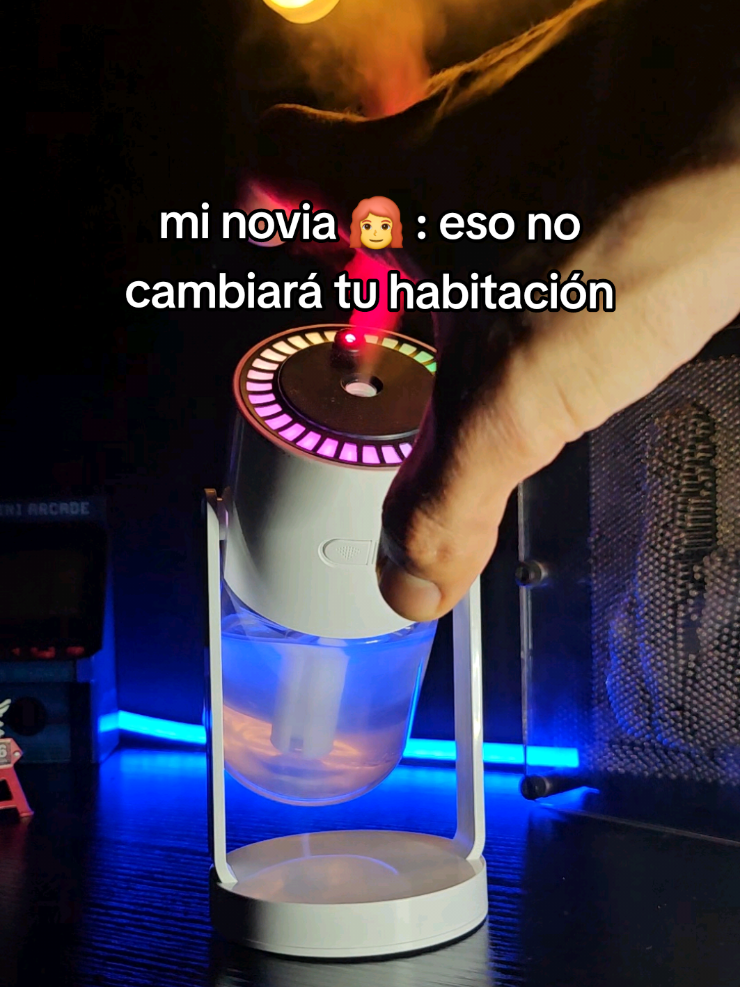 definitivamente mi habitación cambió 🤯😭😍  #humidifier #proyector #humidificador #tiktokmehizocomprarlo #tiktokmademebuyit 