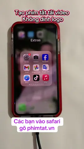 Tạo phím tắt tải video  Không dính logo#meọhayiphone #meohaymoingay #fptshop47nguyenthiminhkhai #nghệan #vinh 
