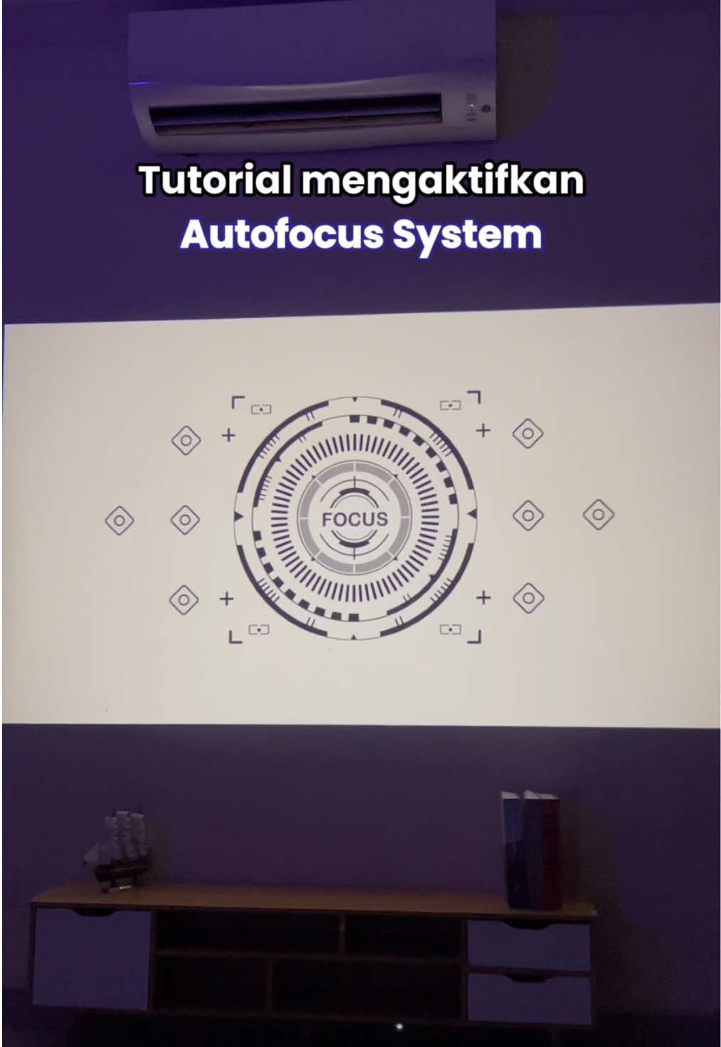 Ini caranya aktivin auto fokus kamu, smart projector kamu jadi berasa lebih canggih 😍 #smartprojector #liberoproyektor #liberoprojector #smartproyektor #proyektormurah #projectormurah 