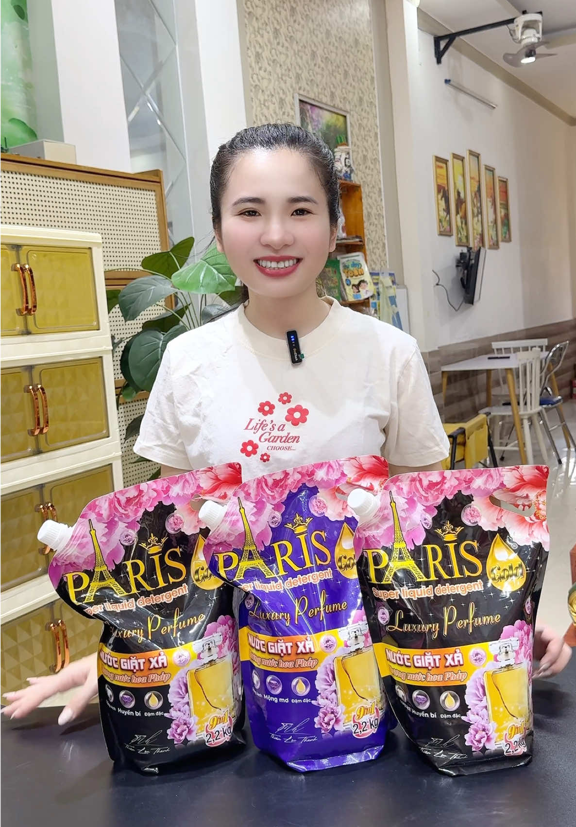 Com bo ba bịch nước giặt xả quần áo giặt sạch mà thơm phức luôn #nuocgiat #nuocgiatxa #nuocgiatparis  
