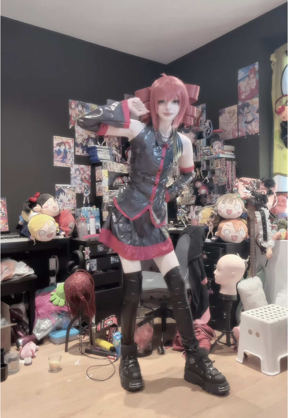 happy birthday teto (〃ω〃) #重音テト #cosplay #コスプレ #vocaloid #kasaneteto #踊ってみた #nanimono #synthv #コスプレイヤー 