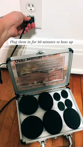 The best at-home hot stone massage kit! #athomemassage #hotstonemassage #hotstonetherapy  #tiktokshop  #trendingaudio  #trendingsound 