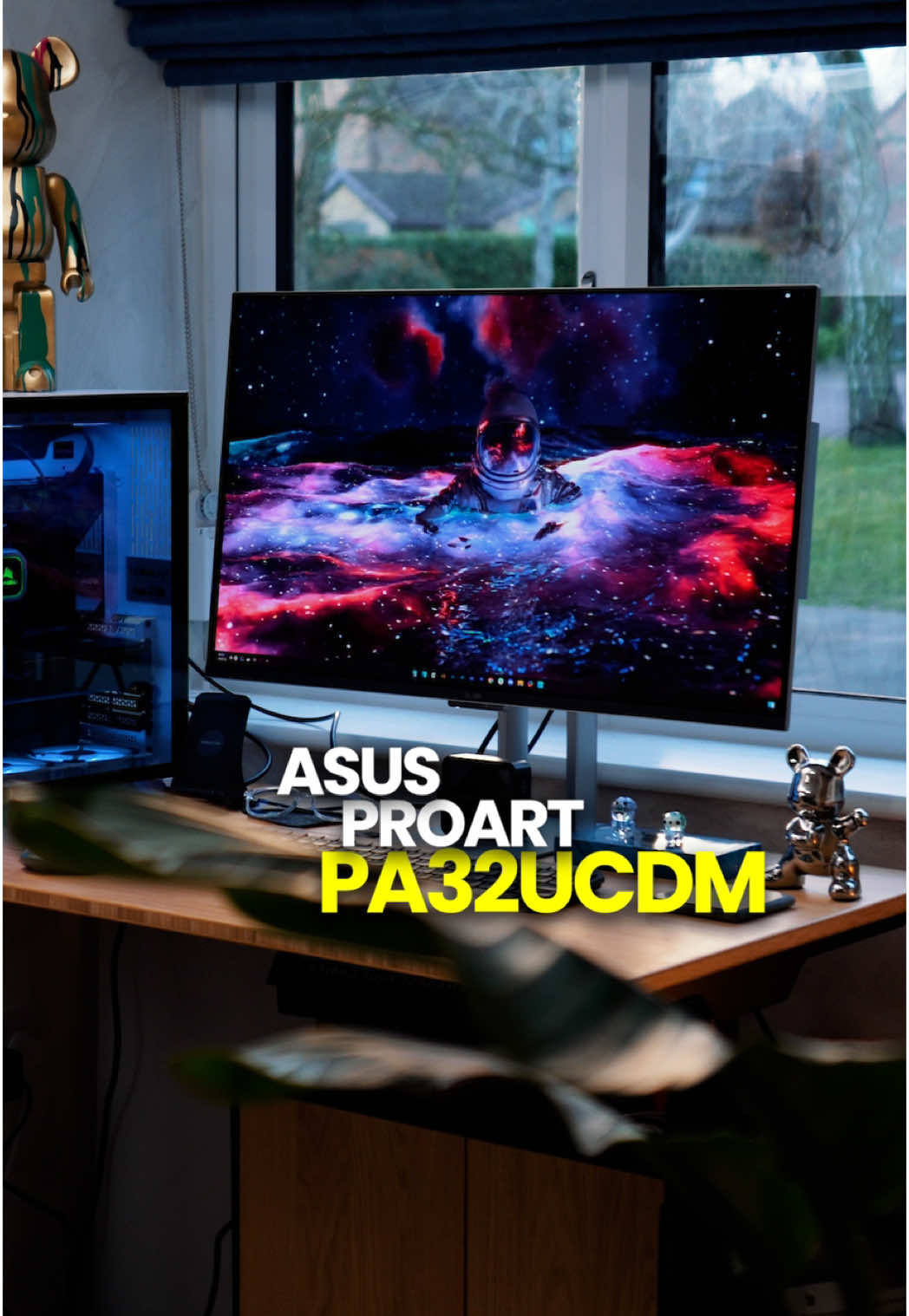 The PERFECT monitor for creators is finally here 👨‍🍳  I’ve been using the ASUS ProArt PA32UCDM for 2 months now, and here’s why it’s a total game changer: It’s a 31.5” 4K QD OLED panel with 10-bit HDR and 1000 nits peak brightness. With ultra smooth visuals up to 240hz at 4K. If you’re serious about color accuracy, smooth performance, and pro level tools, this monitor checks every box.  Drop ‘Monitor’ in the comments and I’ll send it over 🚀  #ProArt #asusproart #creatorgear #4koled #hdrmonitor #contentcreation #creativetools #monitorgoals #desksetupideas #techforcreators 