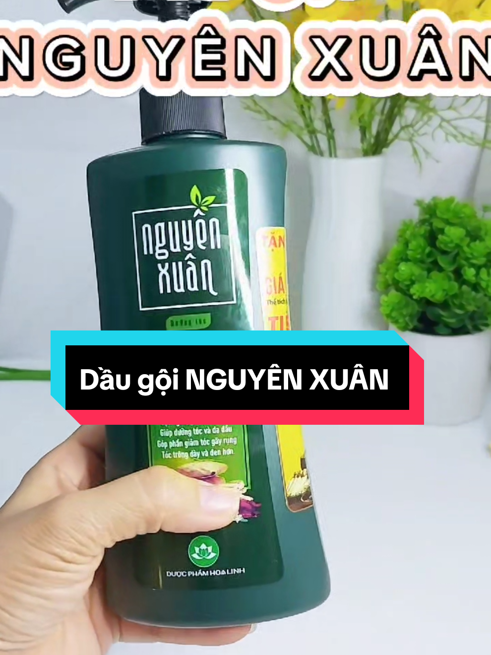 Dầu gội NGUYÊN XUÂN  hổ trợ mọc tóc và giảm gảy rụng #daugoi #daugoithaoduoc #daugoinguyenxuan #chamsoctoc #xuhuong #xuhuongtiktok #viralvideo 