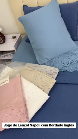 O QUERIDINHO DA LINDA CASA 😍 Jogo de lençol Napoli ✨