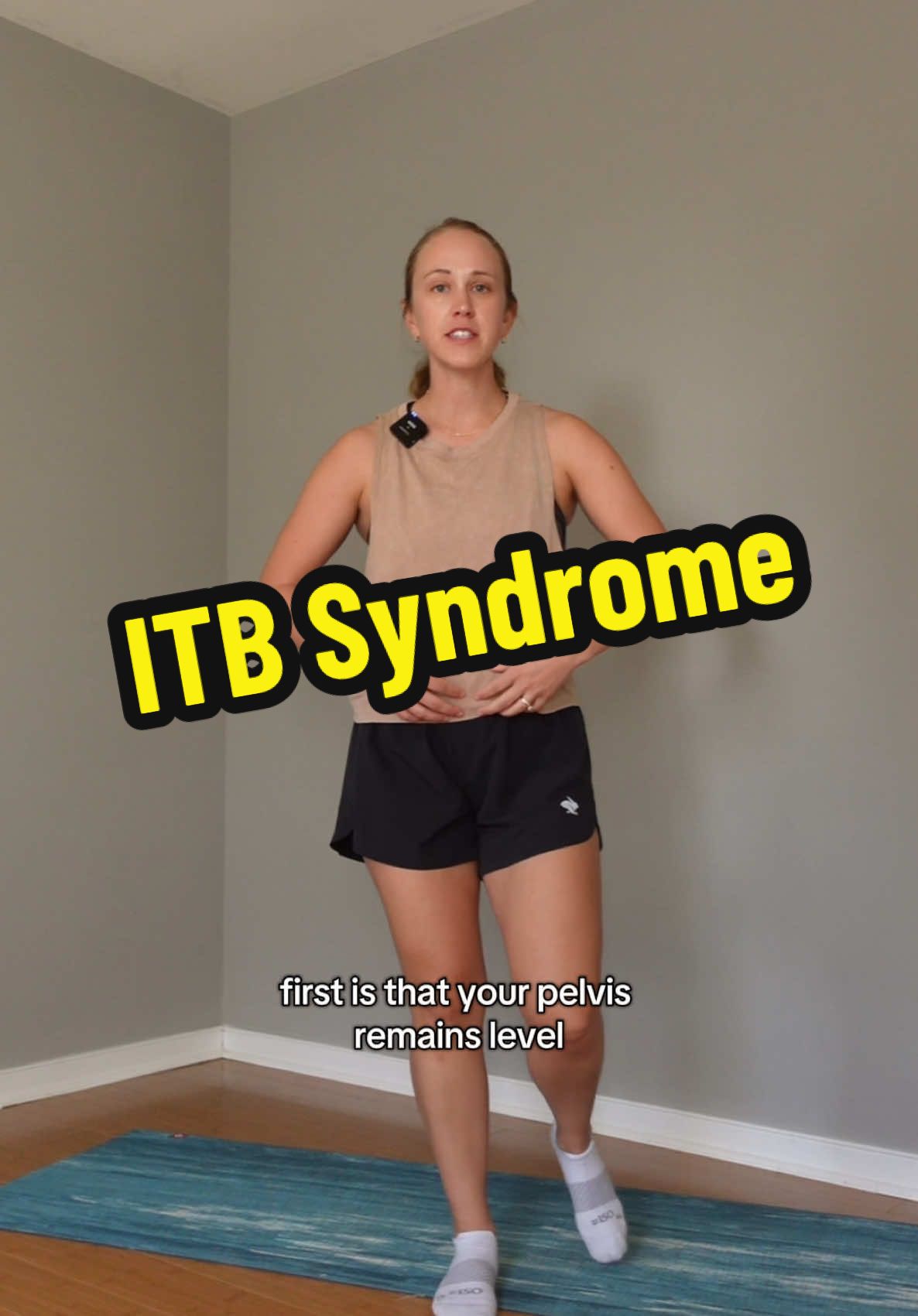 Address the source of the pain to get out of pain. Full rehab program (Hip Program) for ITBS is 🔗 in bio  #itbsyndrome #lateralkneepain #kneepain #tightitb #itbpain #hippain #gluteusmedius #hipweakness #runningtips #runninginjuries #tighthips #marathontraining 