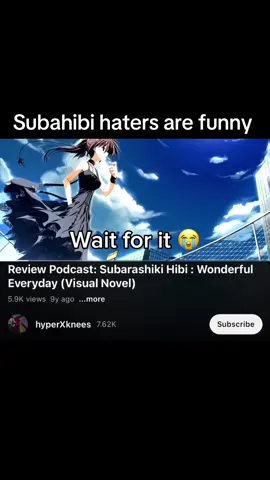 He did not like subahibi 😭 #subahibi #subarashikihibi #visualnovel #visualnovelgame #visualnovels #anime #animefyp #weeb #otaku #gatekeep #dokidokilitertureclub #dokidoki #animefyp #animes #lgbt #yuri #yaoi 