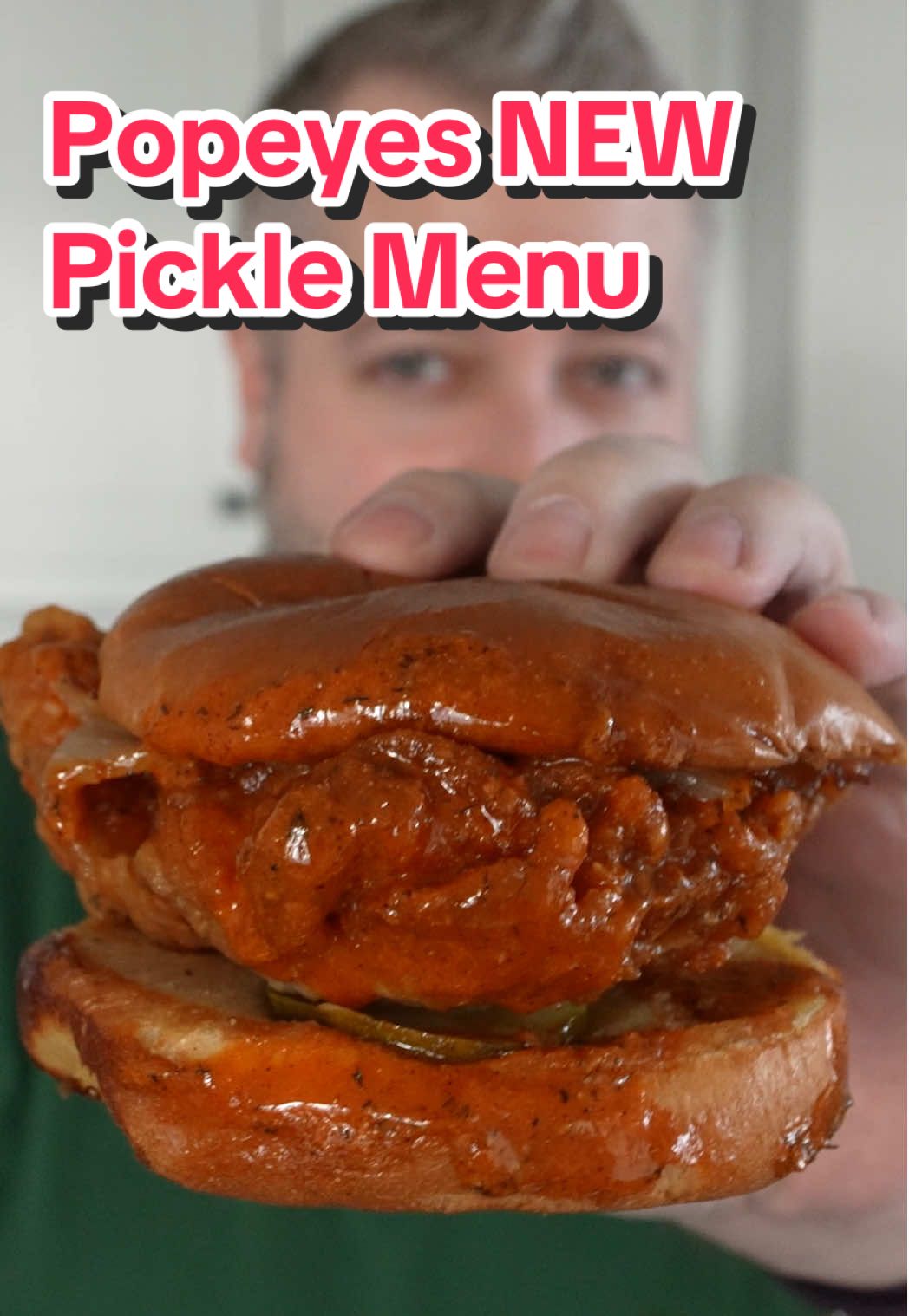 Popeyes NEW Pickle Menu - Pickle Glaze Chicken Sandwich, Fried Pickle Chips, Pickle Lemonade #foodreview #fastfood #popeyes 