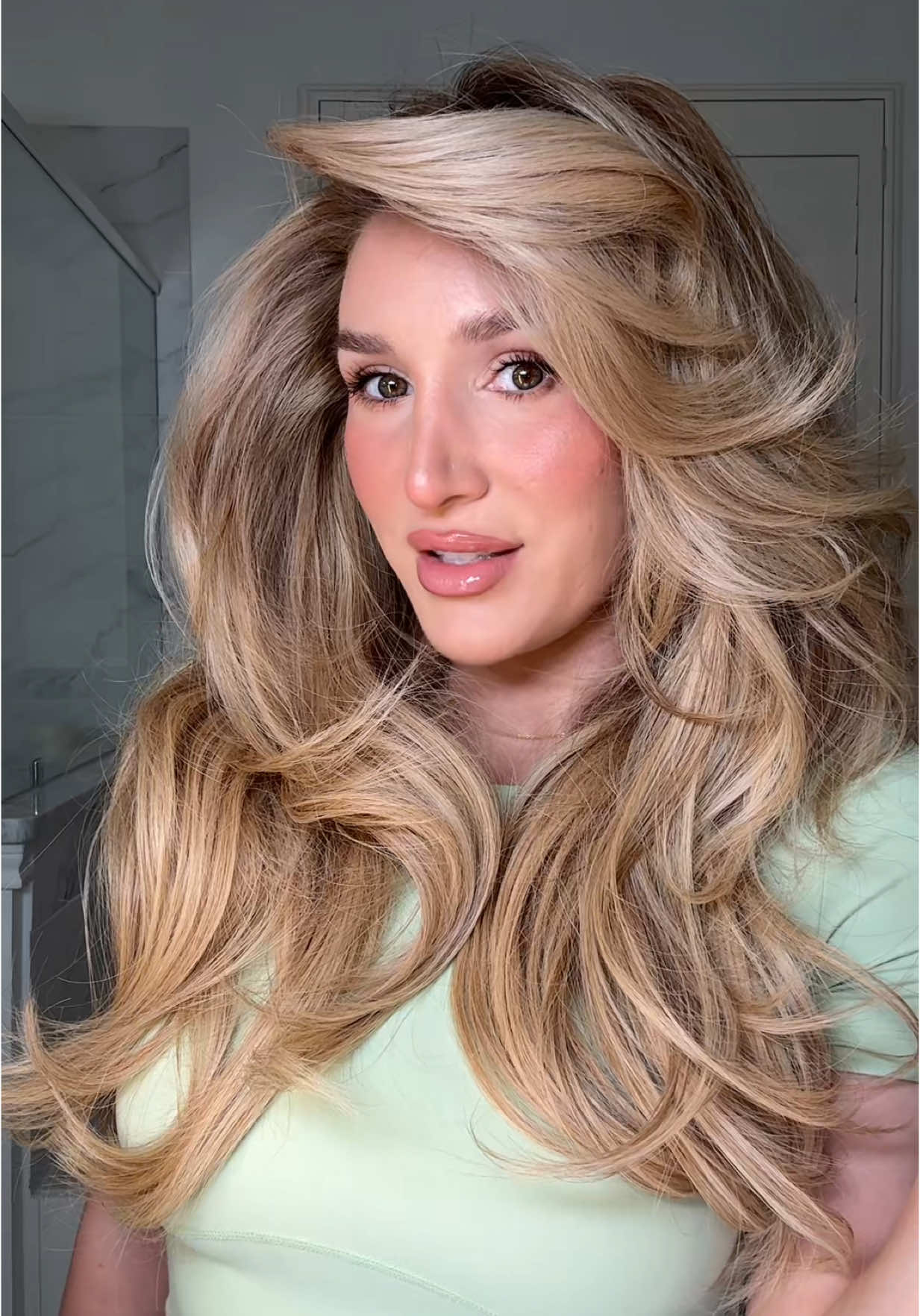 “Why does it take you so long to get ready?” Me everyday…. #girlhood #hotrollers #bighair #volume #blowout #90shair 