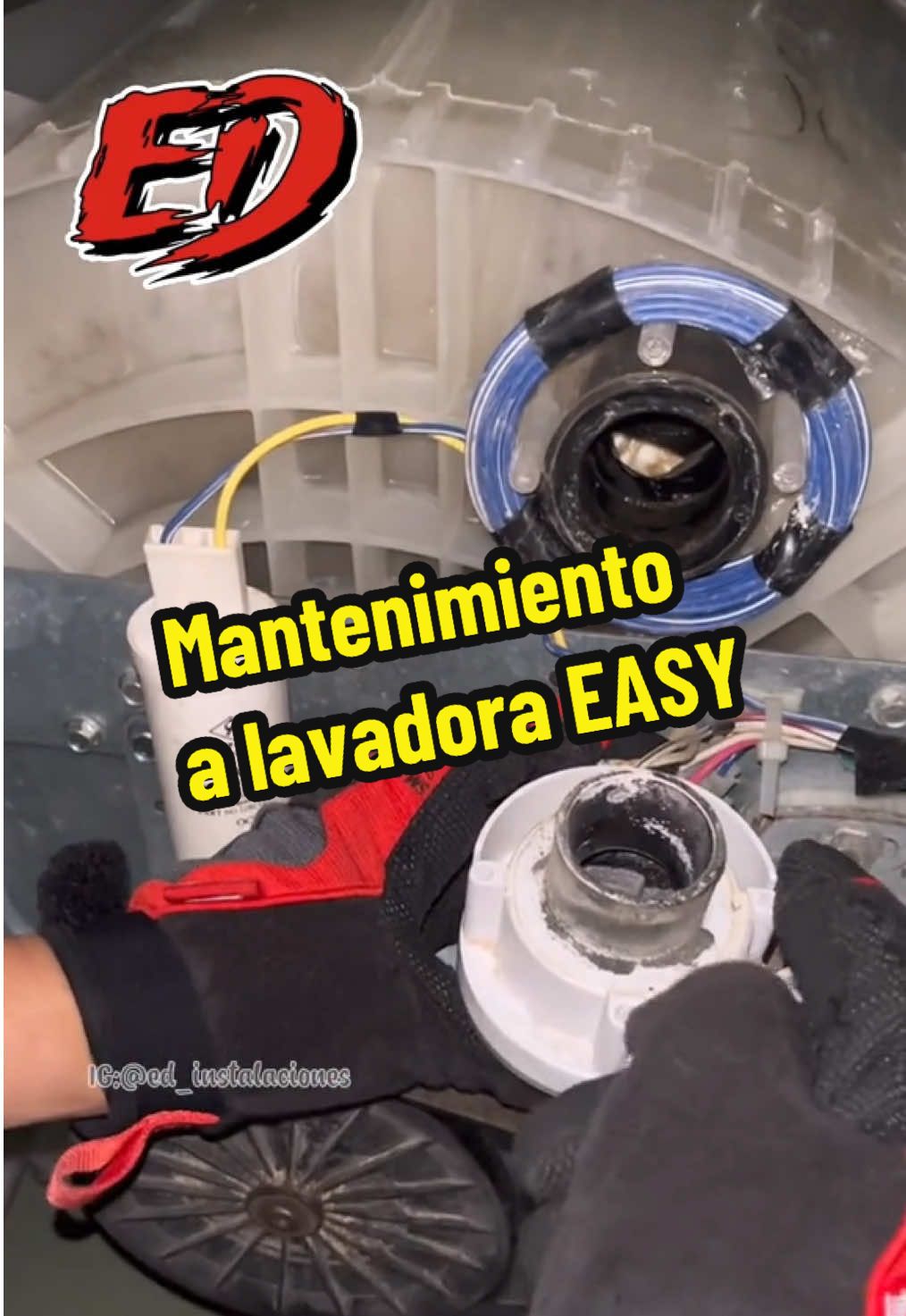 ✅Como cambiar o limpiar la bomba de succión de tu lavadora #edinstalaciones #tip #consejos #AprendeEnTikTok #lavadora #mantenimiento #bombadeagua #secadora #Recuerdos 