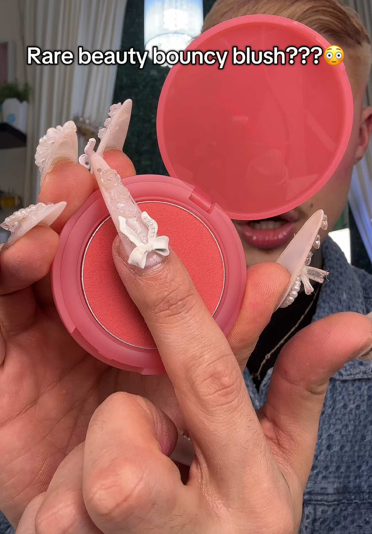 #rarebeautybouncyblush 🧐❤️