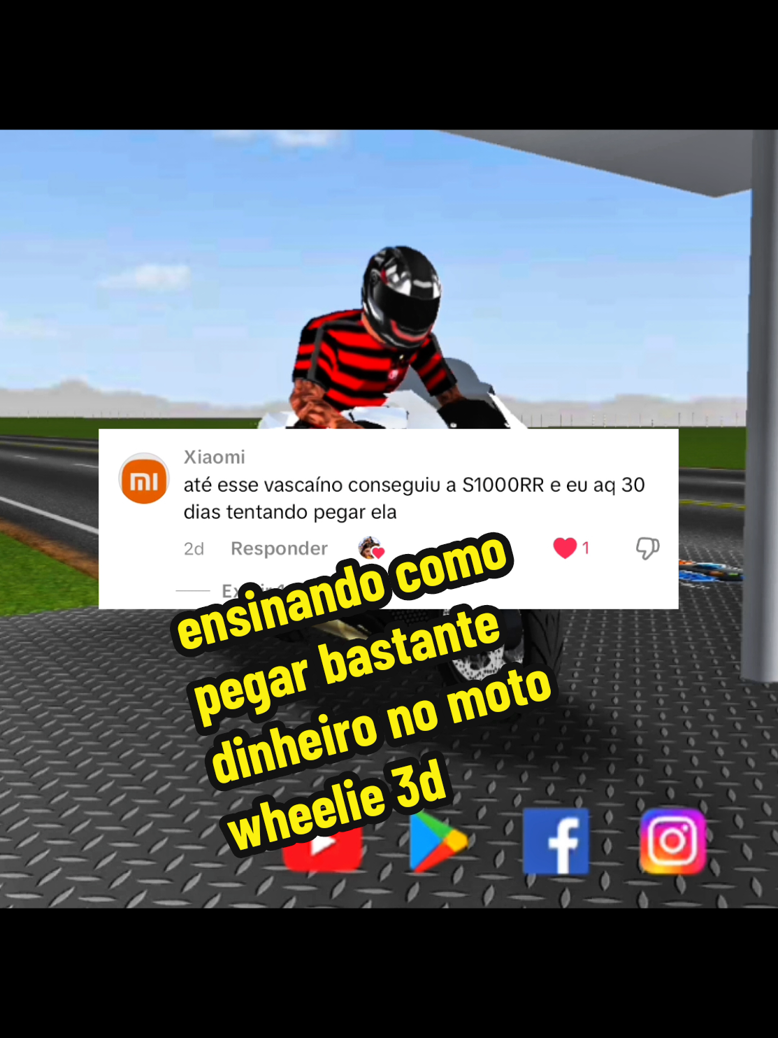Ensinando como pegar bastante dinheiro no moto wheelie 3d #motowheelie3d 