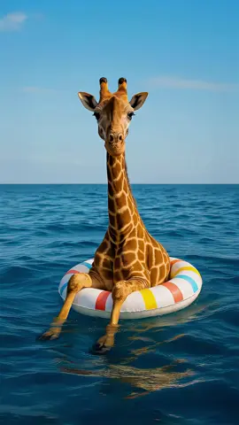 AI-generated video | Even wild animals enjoy the ocean! 🌊🐾 #wildlife #ocean #animals #nature #Summer #seasons #vivaldi #aiart #ai #magic