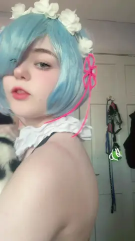 This filter is bothering me in this #anime #cosplay #rem #rezero #remcosplay 