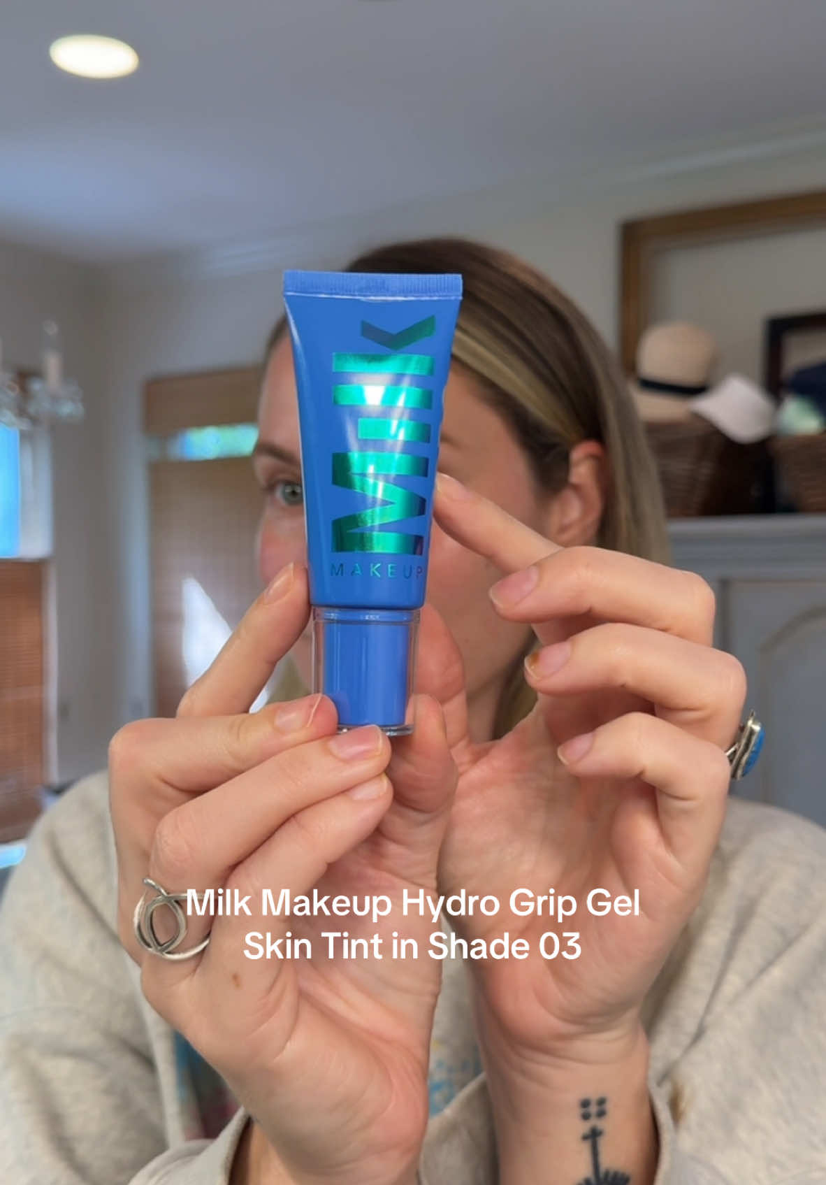 The Milk Makeup Hydro Grip Gel Tint is the perfect skin tint for lightweight coverage perfect for summer makeup looks #milkmakeup #milkmakeuphydrogripgeltint #skintintreview #skintint #lightcoveragemakeup #summermakeuproutine #cleanbeautytok #tintedmoisturizer #naturalmakeuplook #tiktokshopspringsale 