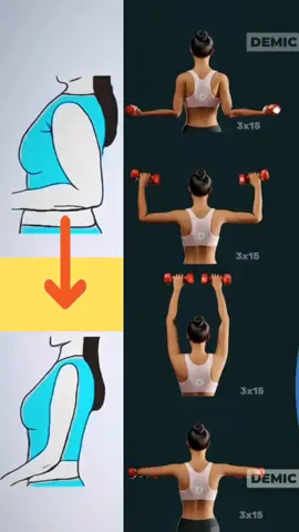 Quer perder a gordura no braço ? Faça esse treino em casa 💪💪🔥 #emagrecimento #treinofeminino #treino 