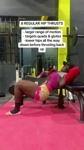 Replying to @abena🇬🇭 don’t forget to add weight  888 method tutorial!! DETAILS: got lots lots of questions from you guys so i listened and delivered. hope this really really helps👍 HIP THRUST SET UP: 1. sit down on the floor with your back against the bench 2. find the bottom of your knees and mark that spot on the floor with your fingers 3. put your heels where you fingers are 4. push up into the hip thrust position and YOU'RE ALL SET 888 METHOD: -8 full range hip thrusts where you go through the complete range of motion. -8 partial range hip thrusts -8 sec holds after the third step is when you will count it as a 1 sets and do 3/4 sets follow for more glute growth tips, routines, balance lifestyle #888method #GymTok #formtips #glutes #glutegrowth #hipthrustformtips 
