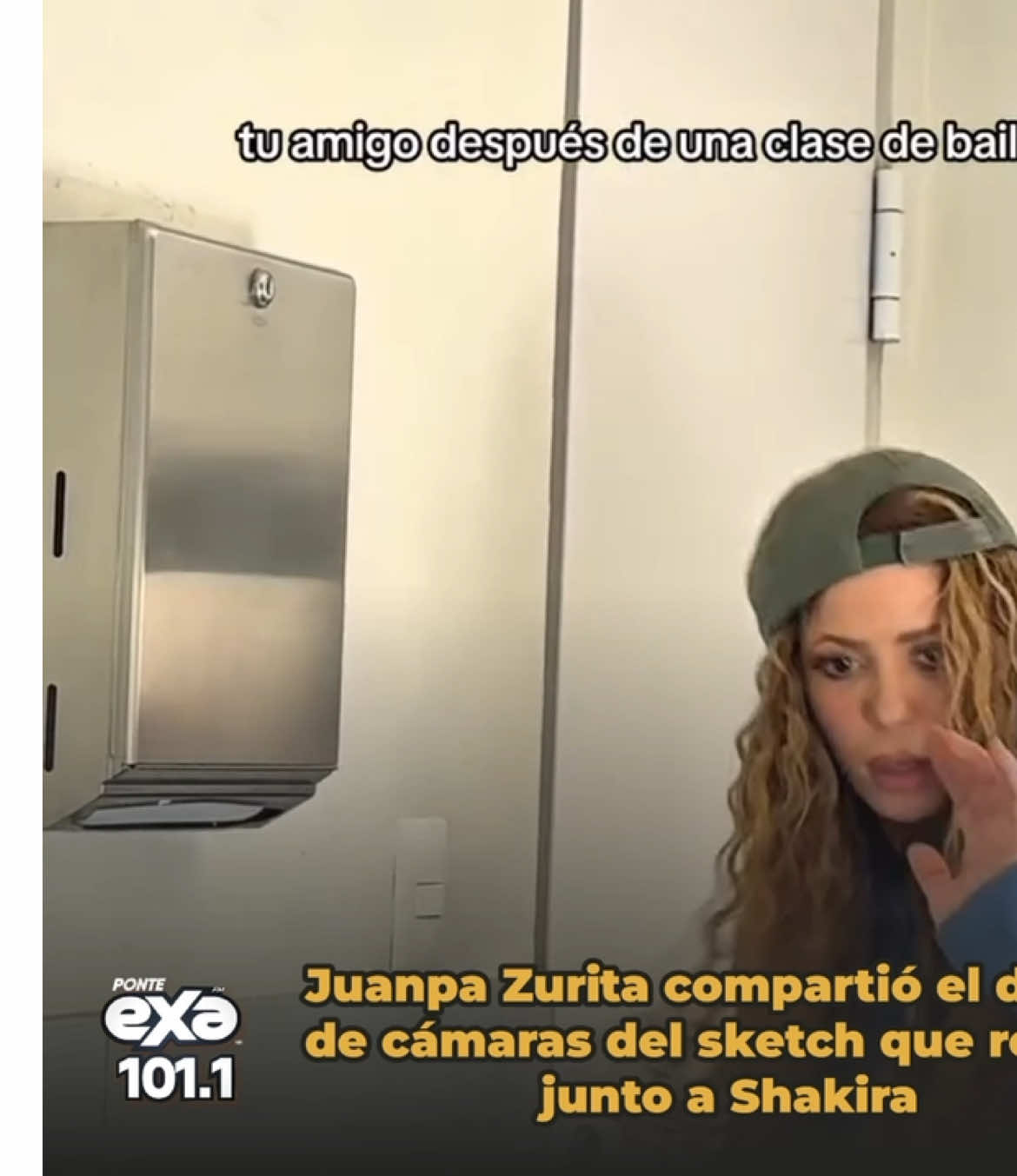 El #influencer y #modelo #JuanpaZurtia compartió a sus #seguidores el #detrás de #Cámara cuando realizó el #Sketch junto a #Shakira 