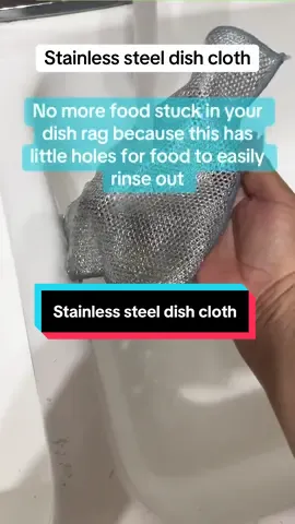 #KitchenHacks #Stainless steelDishCloth #DishCloth #DishRag #ViralStainlesssteelDishCloth