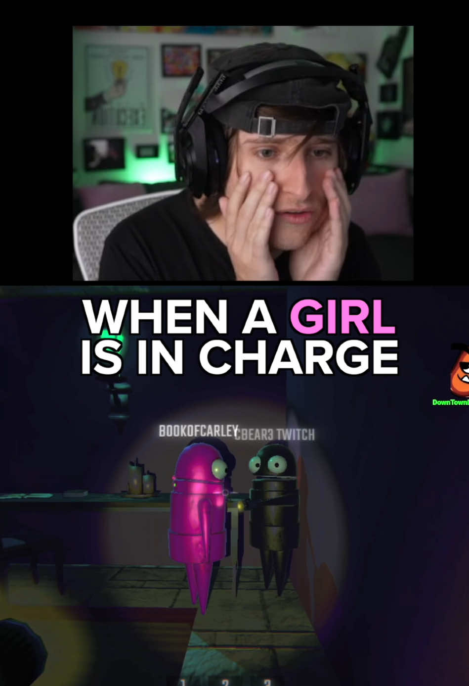 When you bring her to guys night 💀 LIVE EVERY DAY 6PM EST 😱  #bookofken #twitch #stream #streamer #gaming #scary #horror #comedy #clips #repo #repogame #coop #fyp #foryou #explore #explorepage #funny