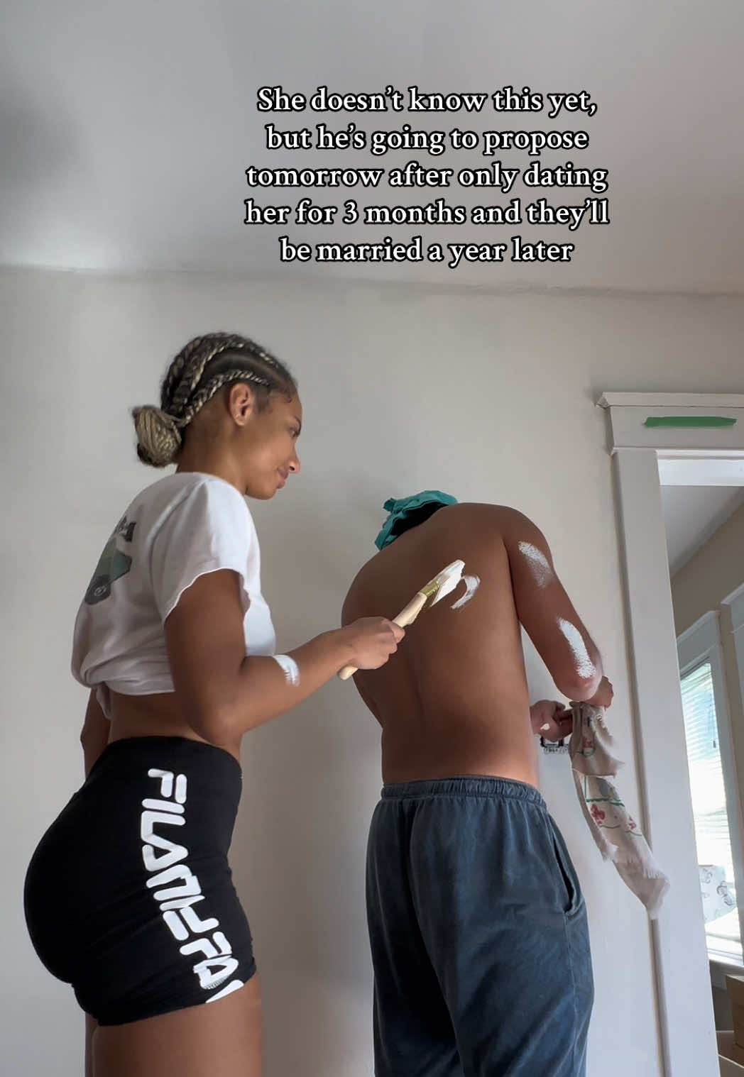 Funny part is he didn’t know it either 😂 the love of my life #couple #married 