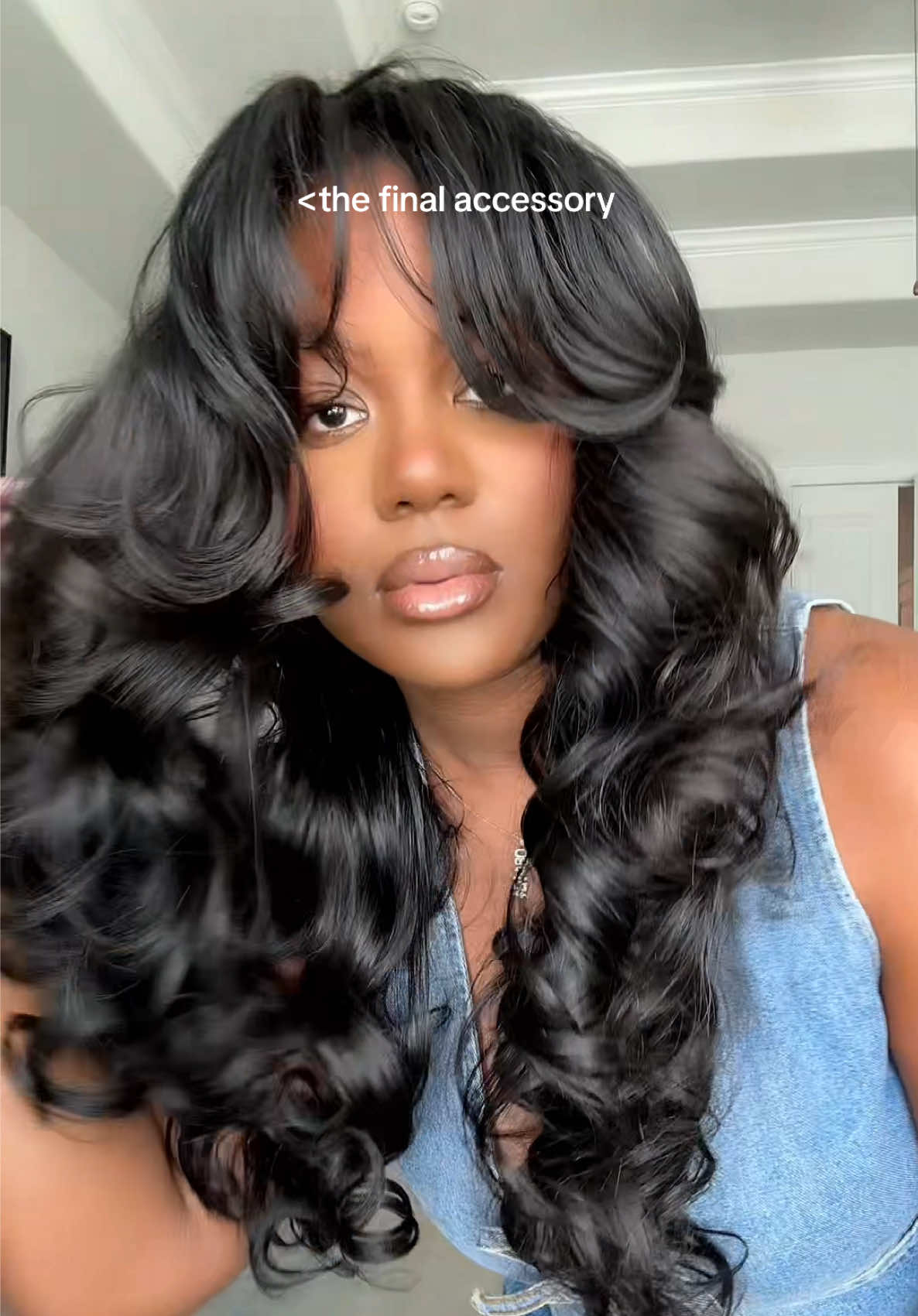 the takedown always does it for me rollers:@Overnight Blowout  hair: @Honey Hair Co. code “DESTENE”