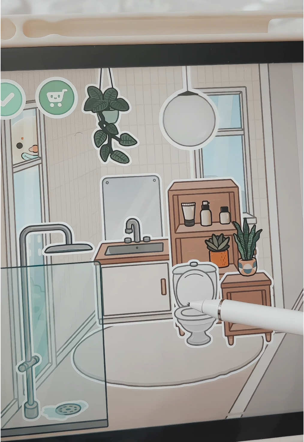 Free home tutorial ! This home is pretty basic because I was rushed but here it is 🤍🤍 #tocaboca #tocaboca #fyp @Toca Boca 