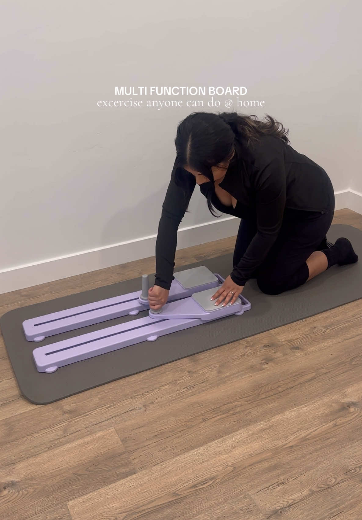 Getting comfortable with excercising at home and learning new ways to do it! 🌸 #athomeworkout #momworkout 