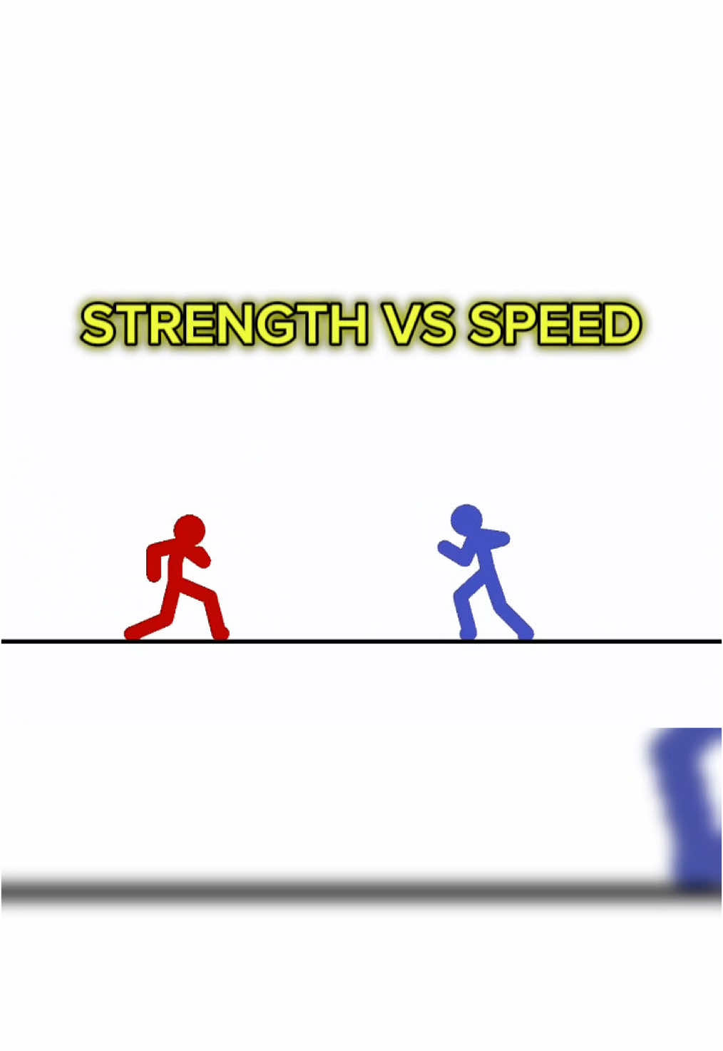 Strength VS Speed #fyp #stickman #stickmanfight #fight 