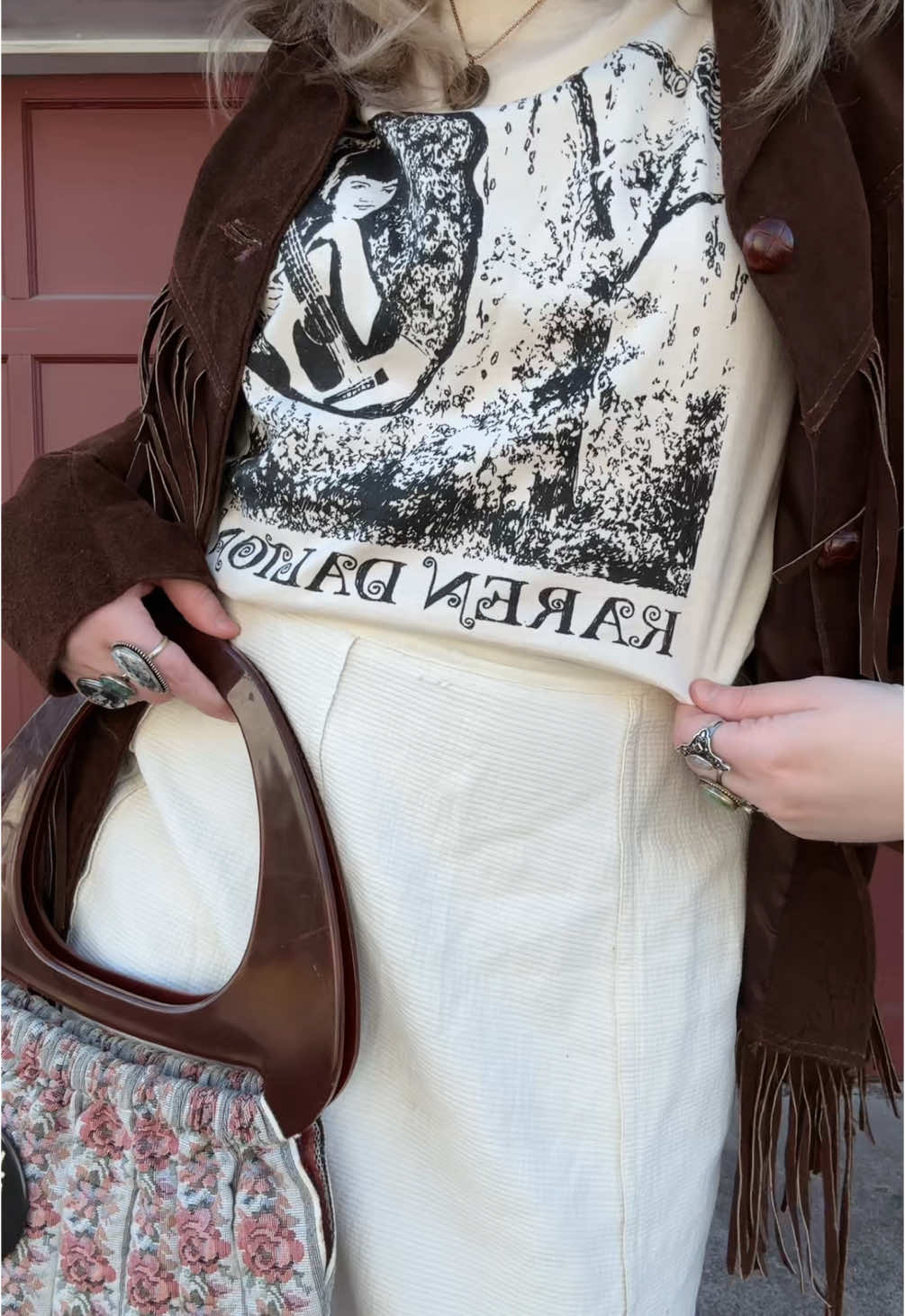 OOTD - Karen Dalton 4ever 🪕 thank youuu @fotibynaw🇵🇸 💞#vintage #outfit #70sfashion #styling #fashion #edwardian #western #folk #style #vintagefashion #fitcheck #OOTD #fashiontiktok #styleinspo #fyp 