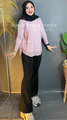 Ini mah bakal koleksi semua warna 🥲 bagus bangett .. #outfitideas #atasanolahraga #longsleeve #bajuolahragawanita #kaosyoga 