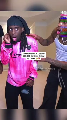 The Moment Kai Lost his $10,000 Earrings Gifted by Drake 😭❤️‍🩹 #tylil #kaicenat #punga #fyp #viral @thetylilshow @PUNGA @Kai Cenat 
