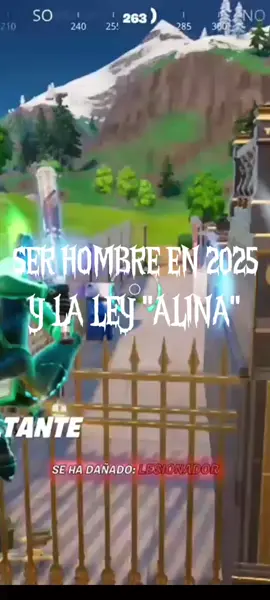 hasta la taza se asustó con la ley Alina 👀 #hombres #fortnite #critica