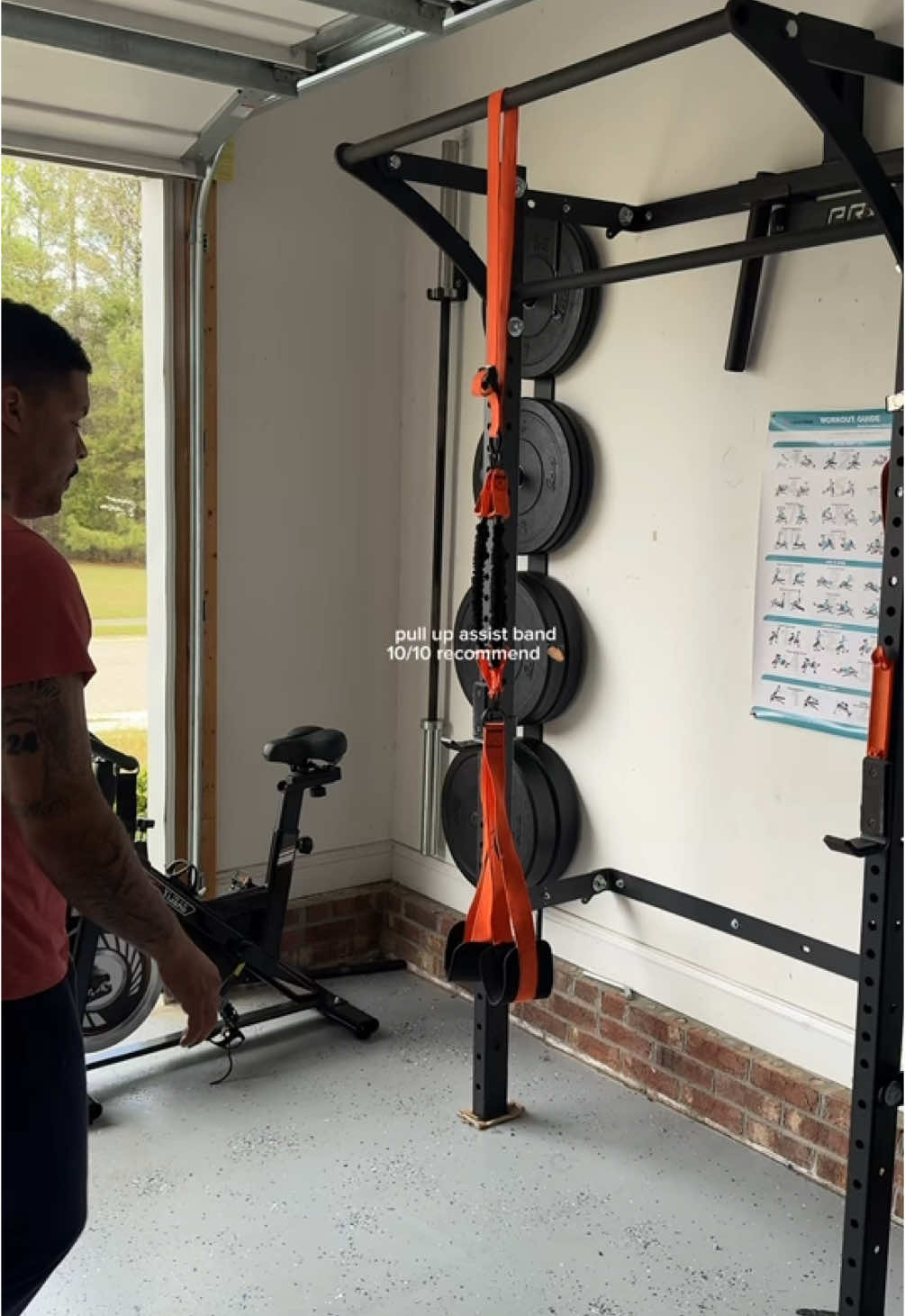 Don't give up on pull-ups! 🙏 This band will help you build the strength you need. 💪 ##fitlifestyle##workouttips##GymTok##Fitness##FitTok##crossfit##crossfitter##homegym##workout##fitnesstips##gym##pullups##pullupbar##strengthtraining##fitnessjourney