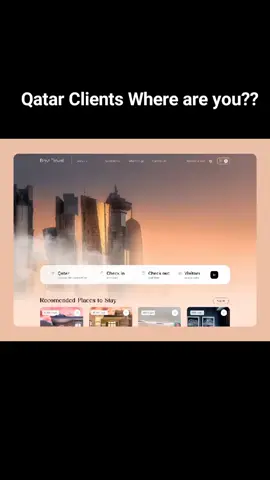 One of my favorites web Design #websitedesign #wordpress_Wallah #uiuxdesigners #wordpresswebsite #elementorpro #figmatips #qatar #qatartravel #qatartravelwebsite 