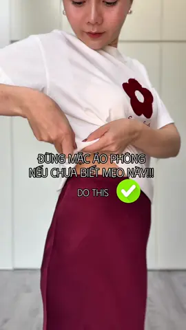 Outfit “xịn” trong 1 phút: Áo phông basic + chân váy lụa = combo tưởng không hợp mà siêu hợp! —- Một outfit vừa thoải mái, vừa đủ tinh tế cho những ngày lười mà vẫn muốn đẹp? Ai nói áo phông đơn giản không thể “đi đôi” với chân váy lụa sang chảnh? Cotton năng động & lụa mềm mại – tưởng chừng đối lập, nhưng khi biết cách phối lại hoá ra cực kỳ ăn ý. Mẹo nhỏ để phần áo gọn gàng mà không cần sơ vin: chỉ cần cuộn nhẹ phần sườn áo & cố định bằng 1 chiếc ghim phị kiện Kết quả? Một set đồ tối giản, ứng dụng cao, diện đi làm, đi chơi hay đi cà phê đều xinh! #mixmatch30 #OOTD #fashiontips #ritadaily #minimalistfashion 