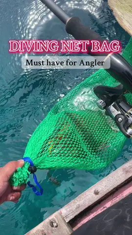 MUST HAVE DIVINGNET BAG 🎣🤙🏽#creatorsearchinsights #musthave #fishingnetbag #fishing #net #fishinglife 