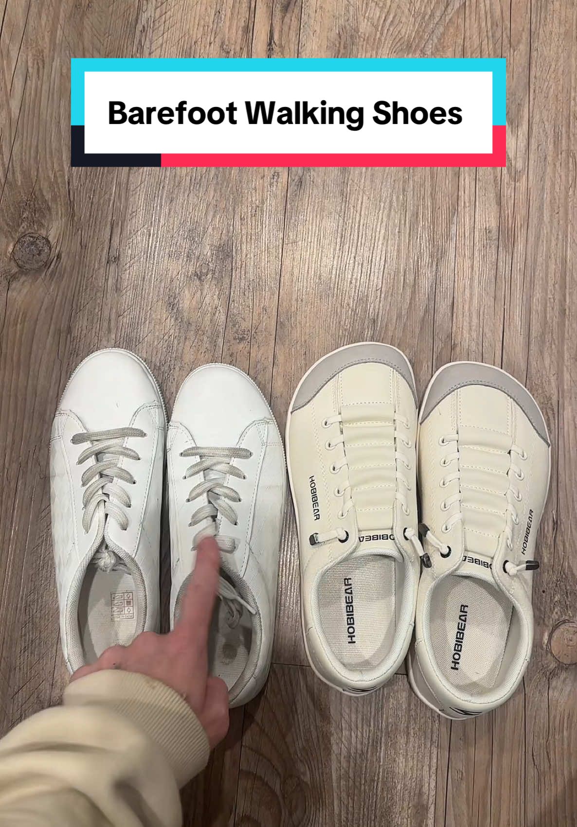 Barefoot Shoes are not just for people with wide feet. Your foot should not be pushed inward when walking. #barefoot #shoes #barefootshoes #hobibear #hobibearshoes #walkingshoes #widefeet 