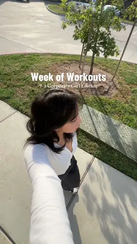 Will be adding some strength training & cardio during my lunch breaks at work 🫶🏻 #weekofworkouts #pilates #yoga #hotsculpt #cadillacpilates #reformerpilates #corporatelife 
