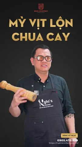 Mỳ vịt lộn chua cay #Đầu_bếp_Quốc_Nghị 