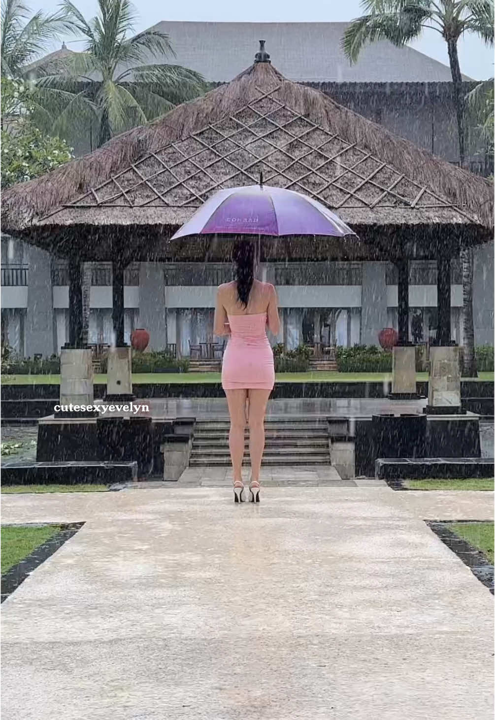 rainy day in bali - new youtube video coming tonight! #travel #fyp #trip #model #bali 