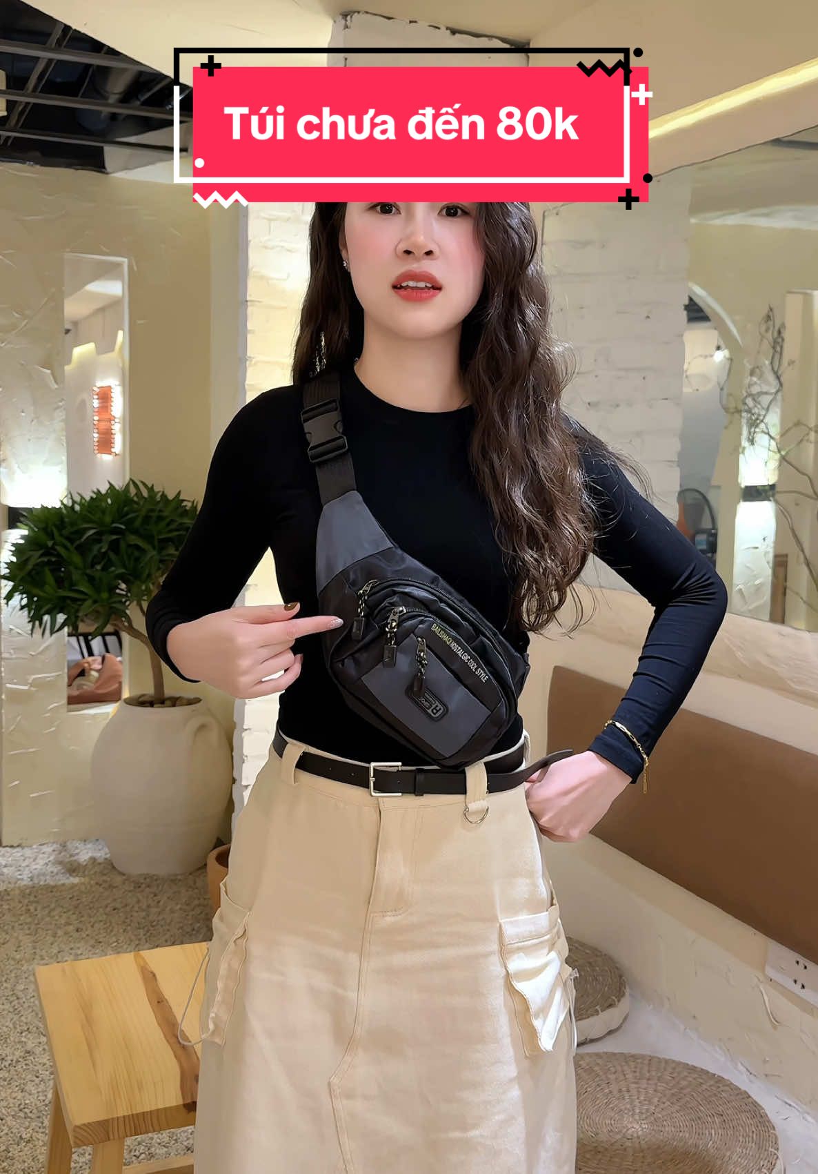 Túi bao tử đa năng luôn nè. Đeo đi thể thao cafe đều đẹp #vyreview #muataitiktokshop🛍 #luotsamchuansao #salexuanhe #tuithethao #tuibaotu 